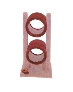 TomCat Double Tunnel Scratching Post (Assorted Colours) TC79