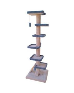 TomCat Spiral Scratching Post with Sisal [6'] (Assorted Colours) TCS104