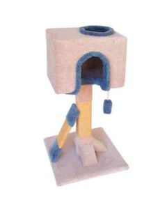 TomCat Box Condo Scratching Post with Sisal [3'] (Assorted Colours) TCS125