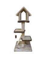 TomCat Chalet Scratching Post with Sisal [4'] (Assorted Colours) TCS161